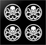4 Hydra Logo Marvel Symbol Vinyl Decals 2" Stickers