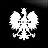 Polish Eagle Vinyl Decal Car Window Laptop Poland POLSKA Sticker
