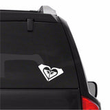 Roxy Surf Logo Surf Girl Vinyl Decal Car Window Laptop 6" Sticker