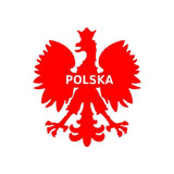Polish Eagle Vinyl Decal Car Window Laptop Poland POLSKA Sticker