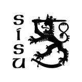SISU Finnish Lion Vinyl Decal Car Window Laptop Finland Sticker