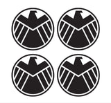 4 Agents of Shield Marvel 2" Vinyl Decals Phone Laptop Car Window Stickers Set
