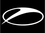 Armin Van Buuren A State Of Trance Logo Wide White Vinyl Decal Sticker