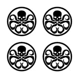 4 Hydra Logo Marvel Symbol Vinyl Decals 2" Stickers