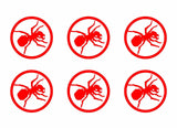 The Prodigy Techno Ant Logo 6 Vinyl Decals Phone Laptop Speaker 1.5" Stickers