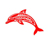 Tribal Dolphin Vinyl Decal Car Window Laptop Sticker