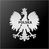 Polish Eagle Vinyl Decal Car Window Laptop Poland POLSKA Sticker