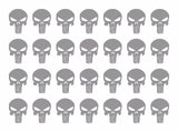The Punisher Small 1.5", 2",3"  Skull Vinyl Decals Phone Helmet Stickers Sheet