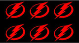 Small Tampa Bay Lightning Vinyl Decals Phone Sports Small Stickers Set of 6