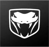 Dodge Viper Fangs Logo Vinyl Decal Car Truck Window Body Sticker