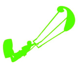 Kiteboarding Vinyl Decal Kitesurfing Car Truck Window Laptop Board Sticker