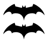 2 Batman Begins Symbol Vinyl Decals Car Window Bike Laptop Stickers