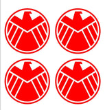 4 Agents of Shield Marvel 2" Vinyl Decals Phone Laptop Car Window Stickers Set