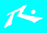 Rusty Surfboards Vinyl Decal Surfboard Laptop Car Window Surf Sticker