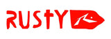 Rusty Surboards Vinyl Decal Surfing Logo Car Window Laptop Surfboard Sticker
