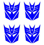 Transformers Decepticons symbol Vinyl Decal car phone small set of 4 Stickers