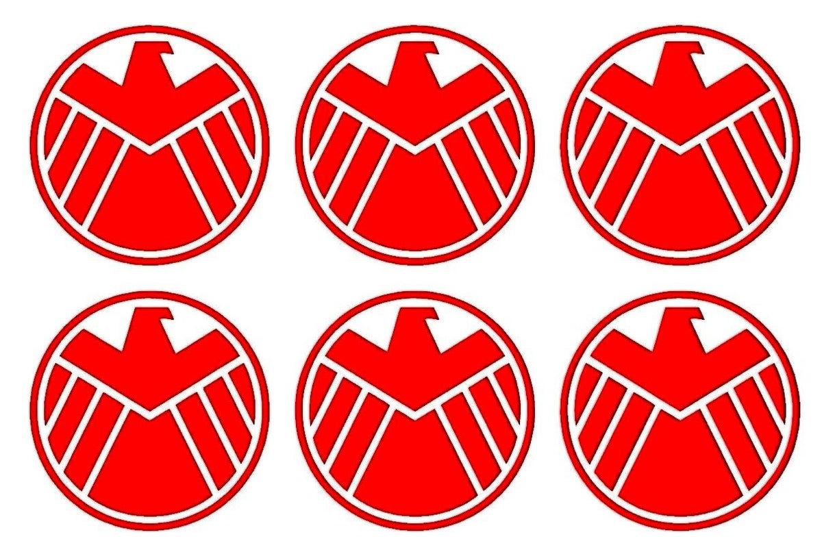 Marvel Inspired Silhouettes Shields Logos Vinyl Sticker Vinyl Decals Fandom  Stickers -  Australia