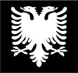 Albanian Eagle Vinyl Decal Car Window Laptop Albanian Coat of Arms Sticker