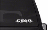Fear Factory Metal Band Logo Vinyl Decal Car Window Laptop Guitar Sticker