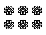Breaking Benjamin 1.5" Small Vinyl Decals Laptop Helmet Phone Stickers Set of 6