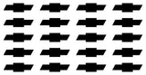 20 Chevrolet Bowtie 2",2.5",3" Vinyl Decals Hubcap Dashboard Exterior Stickers