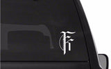 Fit For A King Vinyl Decal Car Window Laptop Guitar FFAK Logo Sticker