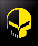 Corvette C7.R Racing Stingray Jake Skull Vinyl Decal Car Window Body Sticker