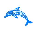 Tribal Dolphin Vinyl Decal Car Window Laptop Sticker