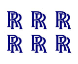 Rolls Royce Logo Vinyl Decals Phone Laptop Dash Small 1.5" Stickers Set of 6