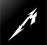 Metallica Hardwired M Vinyl Decal Guitar Laptop Car Window Sticker