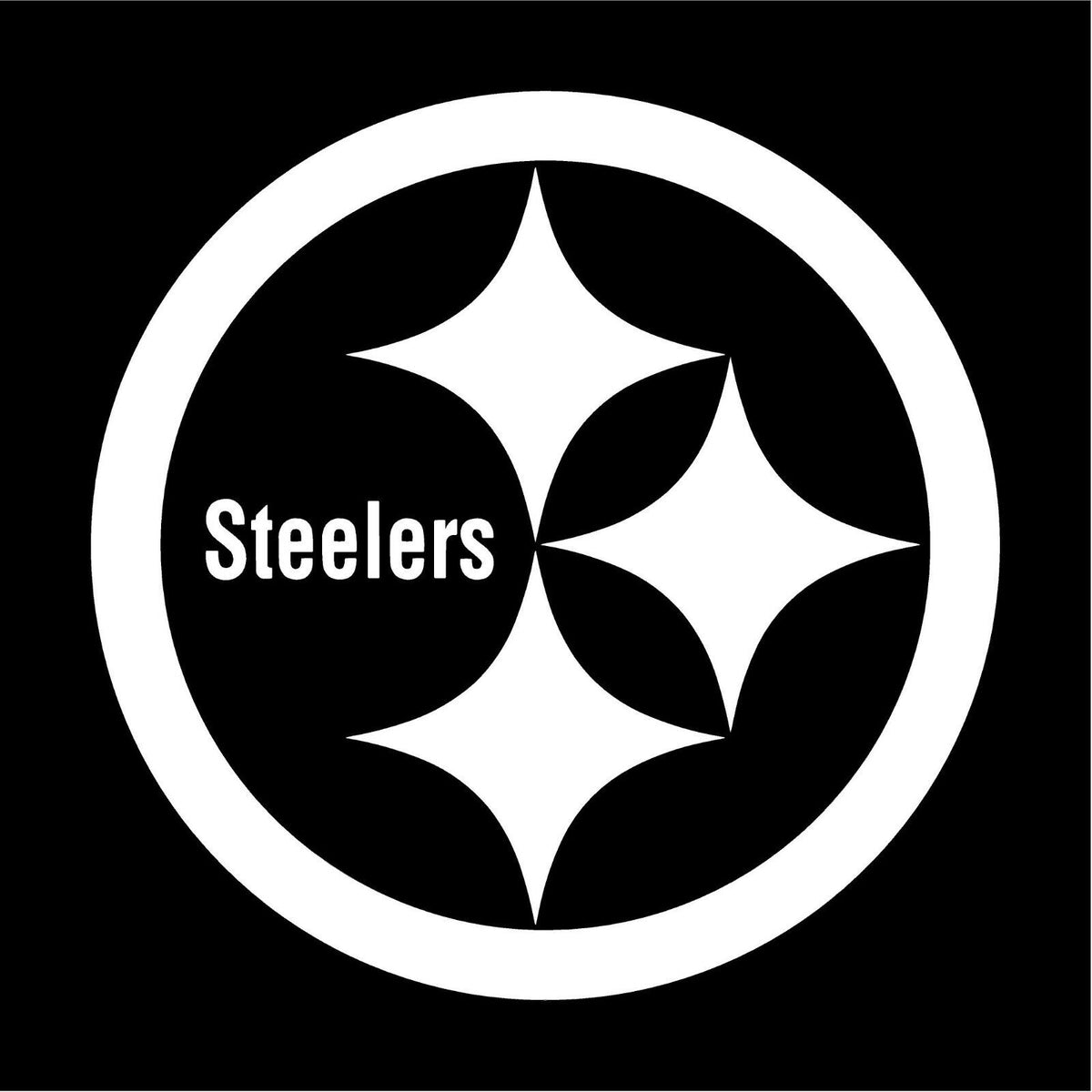 Pittsburgh Steelers Paw Print Multi Use Decal