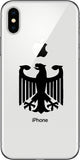 Small German Eagle set of 6 Vinyl Decals Phone German Eagle Stickers Sheet