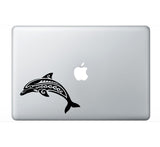 Tribal Dolphin Vinyl Decal Car Window Laptop Sticker