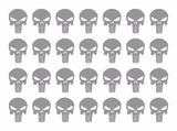 The Punisher Small 1" Skull Vinyl Decals Phone Laptop Gun Helmet Stickers Sheet