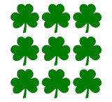 Irish Shamrock 1" Decals Vinyl Green Clover Small Phone Laptop Helmet Stickers