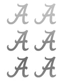 Alabama Crimson Football NFL Vinyl Decals Stickers small Set of 6