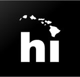 Hawaii Vinyl Decal Car Window Laptop Hawaiian Islands Sticker