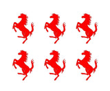 Ferrari Prancing Horse Vinyl Decals Car Body Window Mirror Stickers