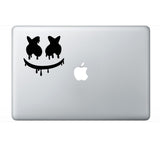 Dripping Marshmello EDM House Music DJ Vinyl Decal Laptop Car Window Sticker