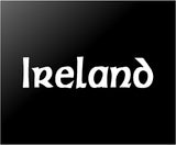 Ireland Vinyl Decal Car Window Laptop Irish Celtic Font Éireann Sticker