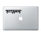 Testament Thrash Metal Band Vinyl Decal Car Window Laptop Guitar Sticker