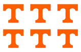 TN Vinyl Decal Stickers Tennesse T Vols Window Small Set of 6