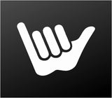 Hang Loose Vinyl Decal Shaka Symbol Hawaii Aloha Surf Car Window Laptop Sticker