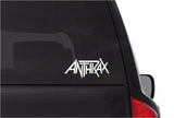 Anthrax Vinyl Decal Thrash Metal Band Car Window Guitar Laptop Sticker