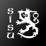 SISU Finnish Lion Vinyl Decal Car Window Laptop Finland Sticker