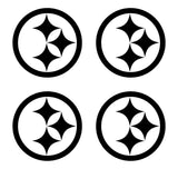 Pittsburgh Steelers Football NFL Vinyl Decals cup phone small Stickers Set of 4