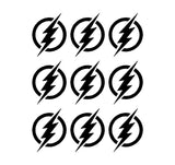 Flash Symbol Vinyl Decals Phone Laptop Helmet Small 1.5" Stickers
