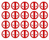 20 Deadpool Kills the Universe Small Vinyl Decals Phone Laptop Helmet Stickers