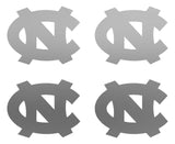 North Carolina Tar Heels Baseball Vinyl Decal Window cup set of 4 small Stickers