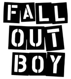 Fall Out Boy band Logo Vinyl Decal Laptop Car Window Speaker Sticker